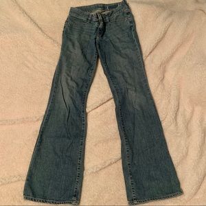 GAP Size 2 LONG Light Wash Flare Jeans